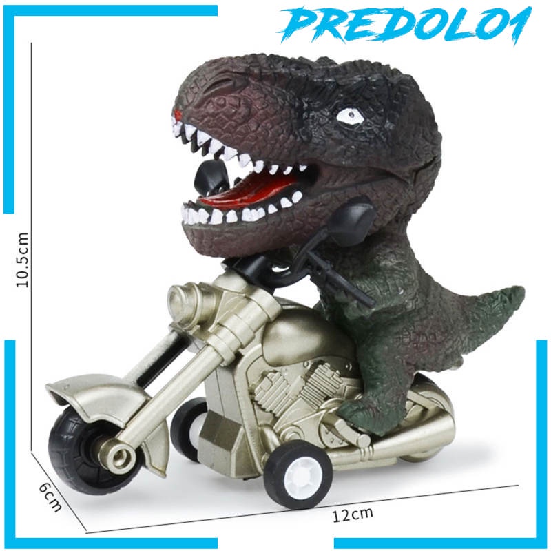 (Predolo1) Mainan Motor Dinosaurus Pull Back Bahan Plastik Untuk Anak Perempuan