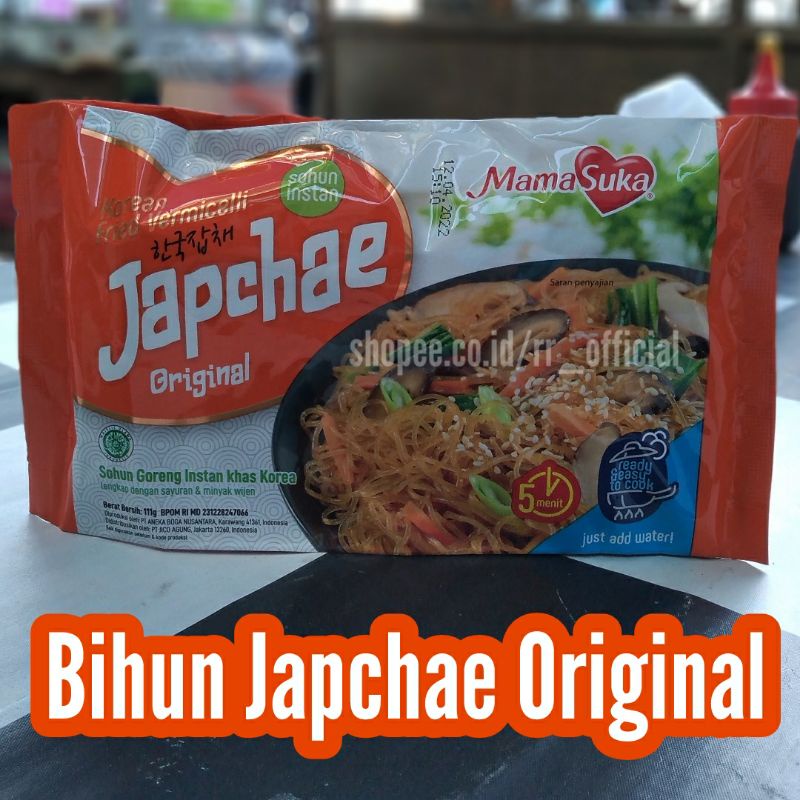 

Bihun Original Japchae Korean Fried Vermicelli Sohun Instan Goreng Khas Korean 111gr