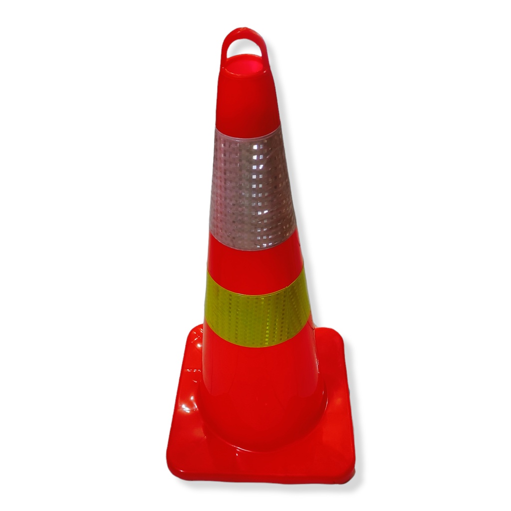 Traffic Cone 70 CM Rubber Base Orange  Kerucut Lalu Lintas JOGJA YOGYAKARTA