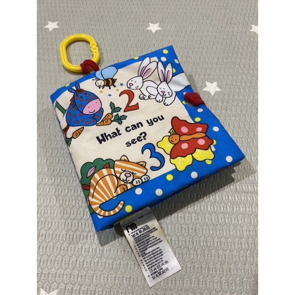 Preloved Mothercare Baby Book Soft Book With Mirror And Lift The Flap Features