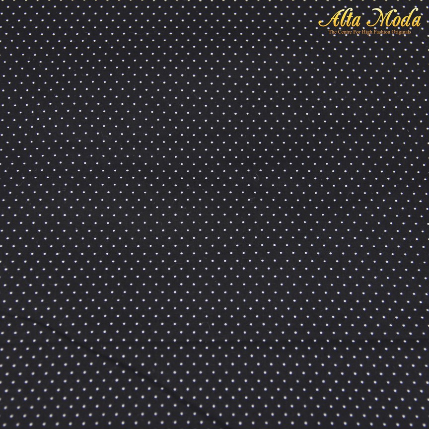 

Alta Moda Cotton Shirting Hitam Motif Polkadot Putih Kecil (1M)