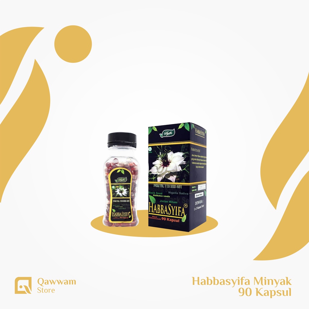 HABBASYIFA Habbatussauda Oil Jintan Hitam Minyak Isi 90 Kapsul