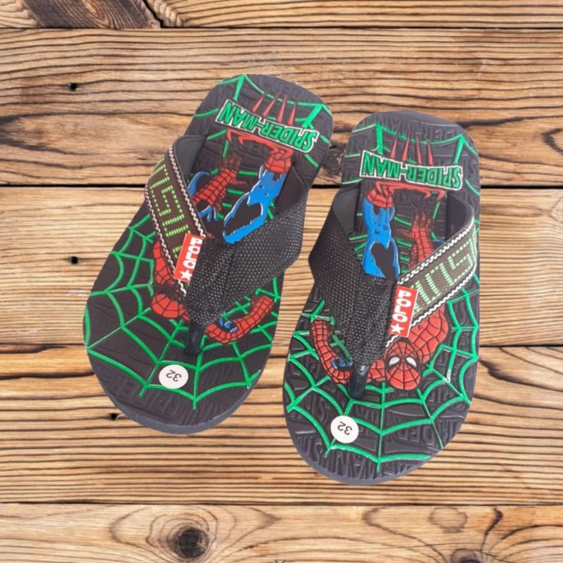 Sandal Jepit Anak SPIDERMAN Ukuran 31 - 35