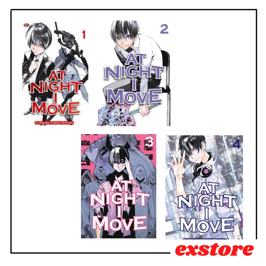 Komik At Night I Move vol 1-4