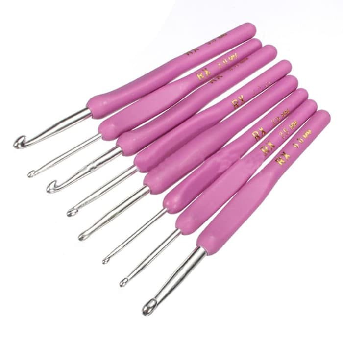 Crochet Hook - Hakpen 2.5/3.0/3.5/4.0/4.5/5.0/5.5/6.0mm (8pcs)