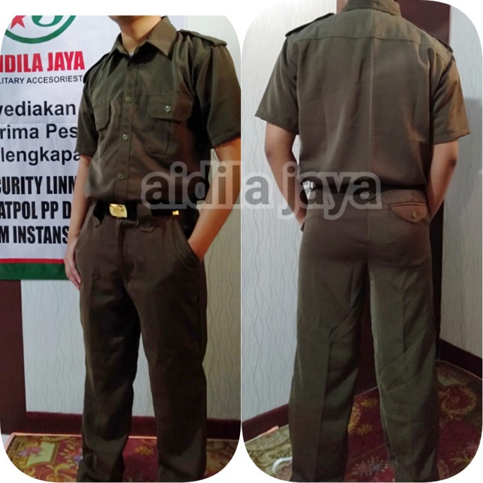 Baju seragam PDH satpol pp - M