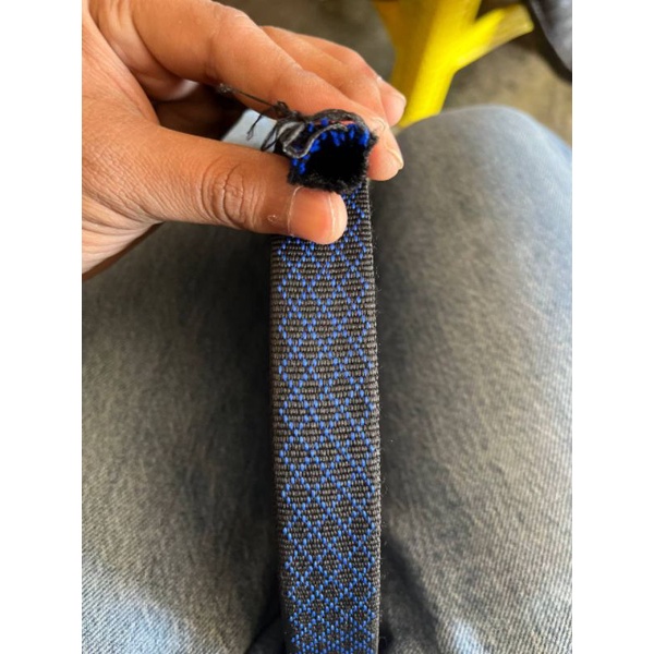 Bisban Webbing Bolong Motif Diamond