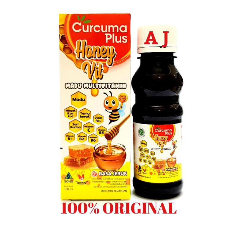 Cucuma Plus Honey Vit 100ml - Madu Multivitamin