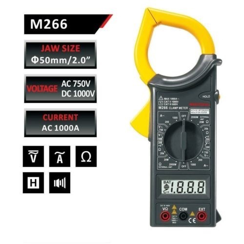 [BAYAR DI TEMPAT] Digital Clamp Multimeter Tang Ampere M266