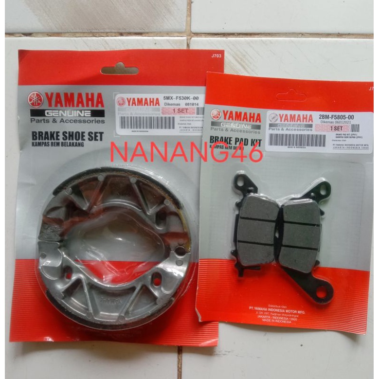 KAMPAS REM DEPAN BELAKANG YAMAHA MIO M3 MIO Z MIO S ORI YGP