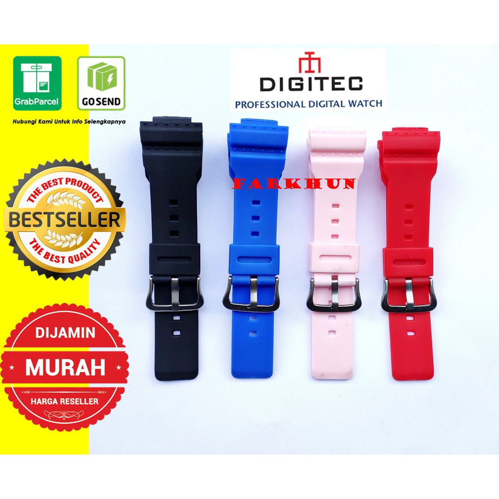 BAND RUBBER DIGITEC DG 4032 T TERMURAH STRAP TALI JAM TANGAN KALEP 4032T KARET DG-4032 BEST SELLER