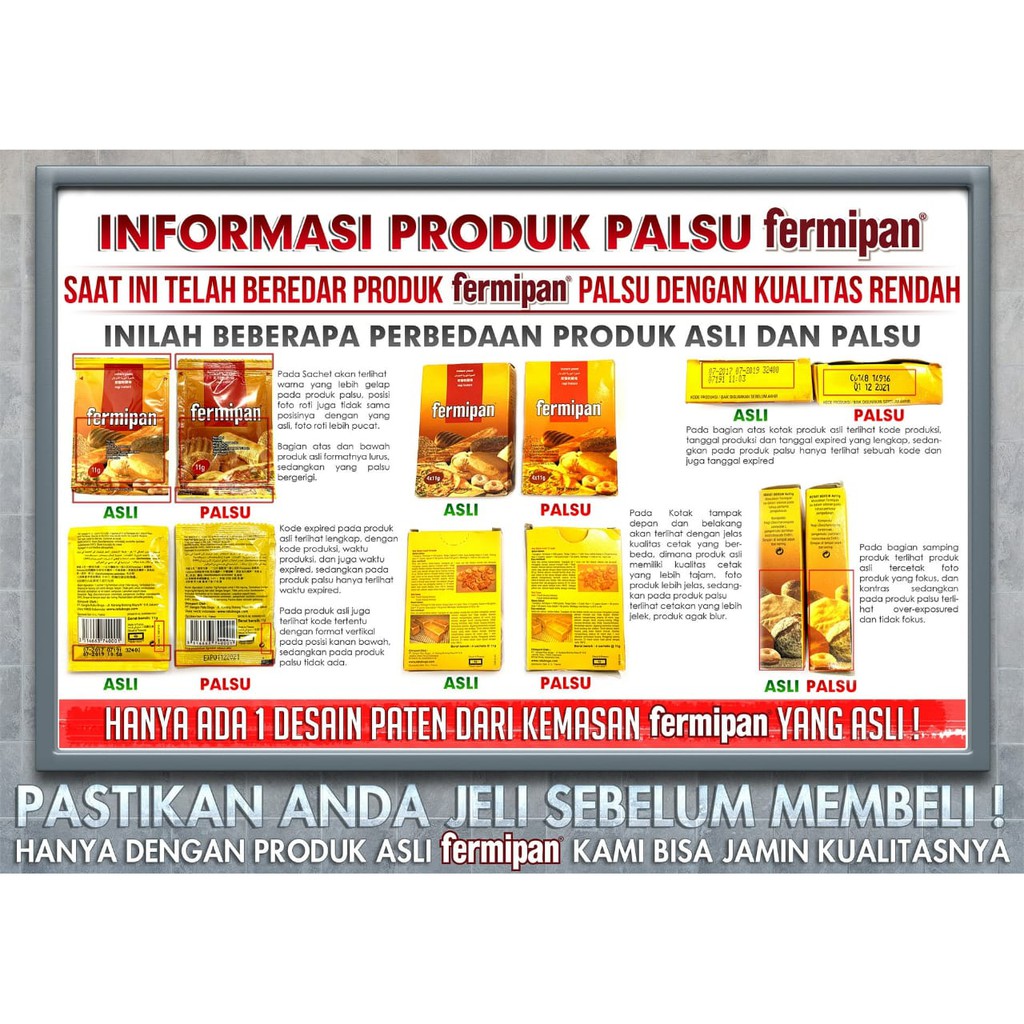 FERMIPAN MAURIPAN/ RAGI KERING INSTANT 11GR X 4 SACHET