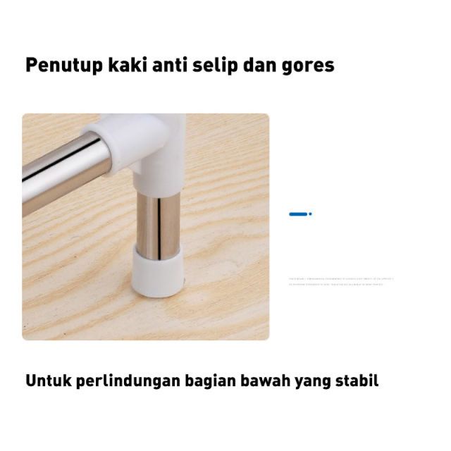 RAK PENYIMPANAN PERALATAN DAPUR MULTILAYER / RAK STAINLESS DAPUR 4 SUSUN TAHAN BERAT FBL