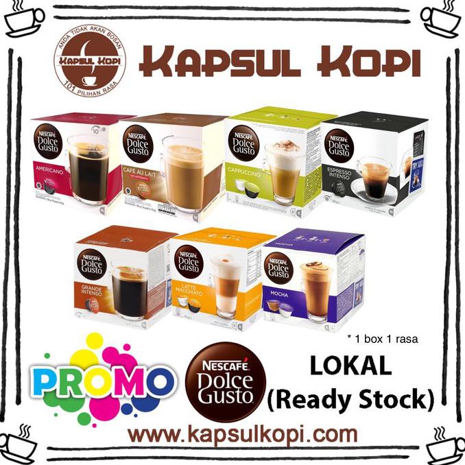 

Promo KapsulKopi Nescafe Dolce Gusto Kapsul Lokal Semua Rasa