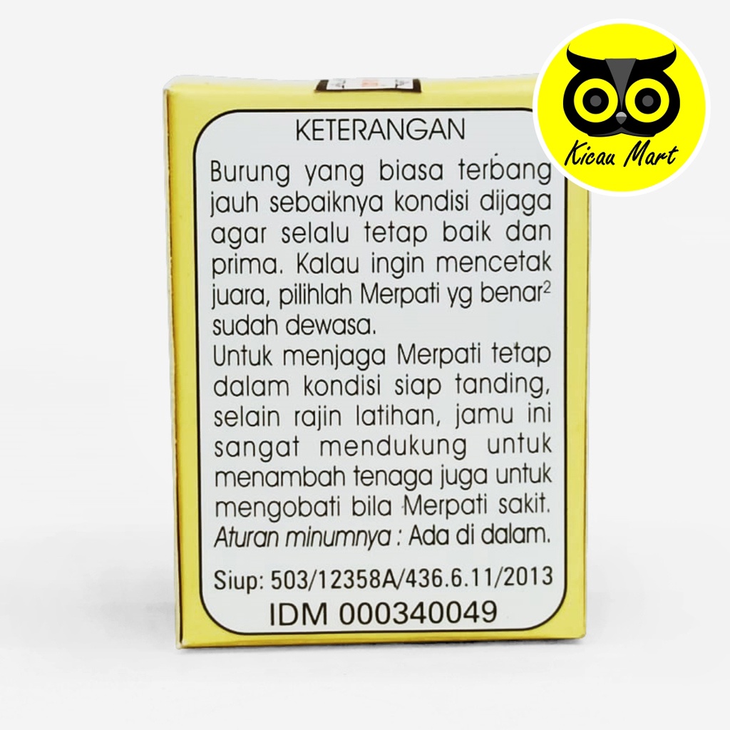 LARASATI MERPATI PIL LARAS ATI VITAMIN JAMU KAMLANG HERBAL DOPING BURUNG MERPATI TINGGIAN POS MRBLP
