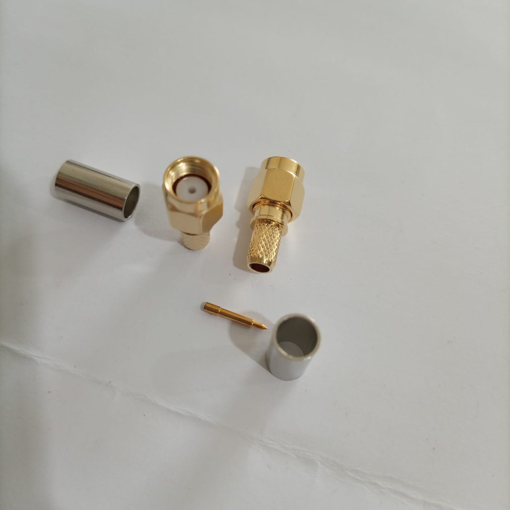 Konektor RG58 to SMA Male M Connector Sambungan Kabel RG 58 ke SMA HT Baofeng A58S UV82 UV5R 888S