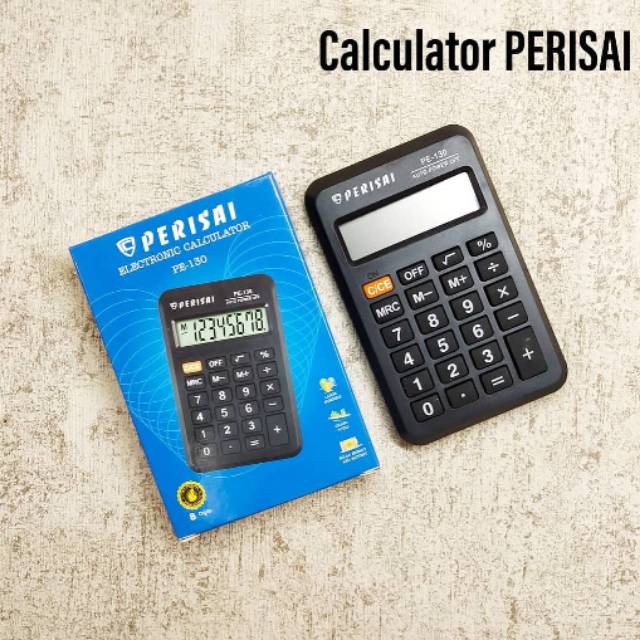 

Calculator / Kalkulator Saku Perisai PE-130