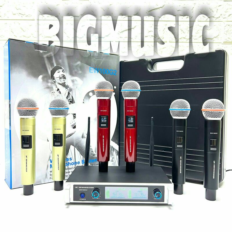 Mic Wireless Sennheiser EW 100 G2 Handheld