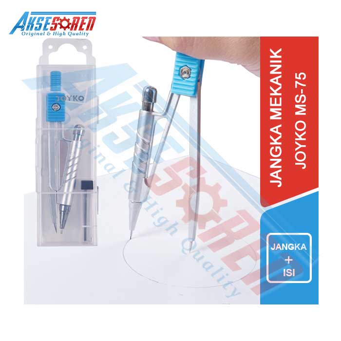 

Jangka Set Math Joyko [MS-75] + Pensil Mekanik / Alat Tulis Membuat Garis Lingkaran Busur