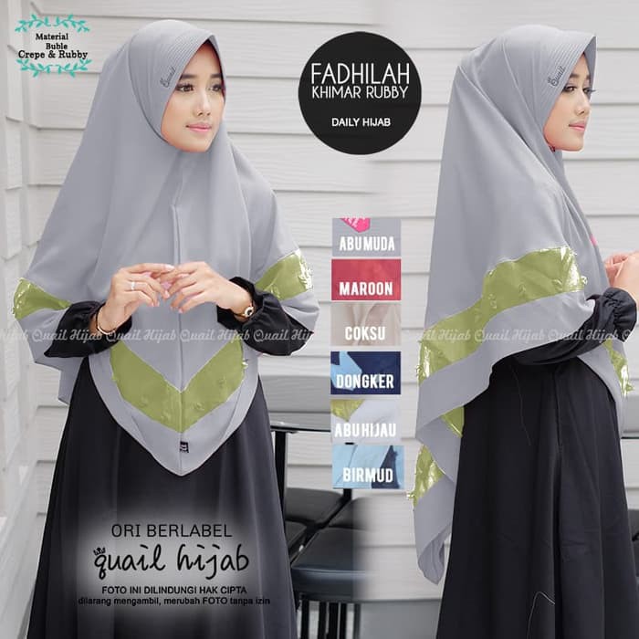 TERMURAH KERUDUNG FADHILAH QUAIL HIJAB