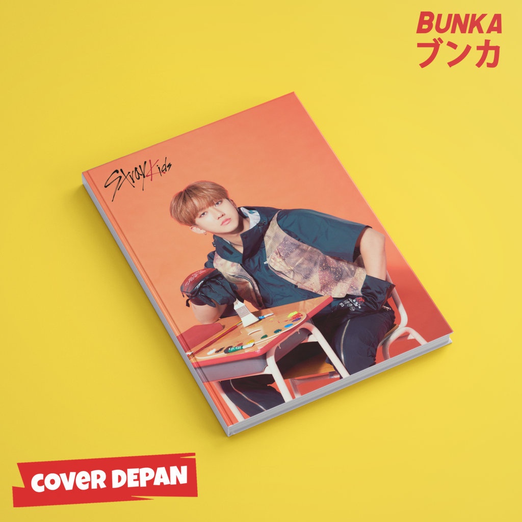 

Notebook KPOP Stray Kids Changbin Hardcover A5 Buku Tulis Catatan Notes Agenda Planner Jurnal