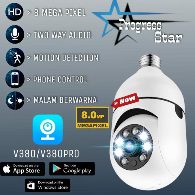 NEW IP CAM CCTV OUTDOOR 8MP SPEED DOME V380 360 DERAJAT PTZ WIRELESS