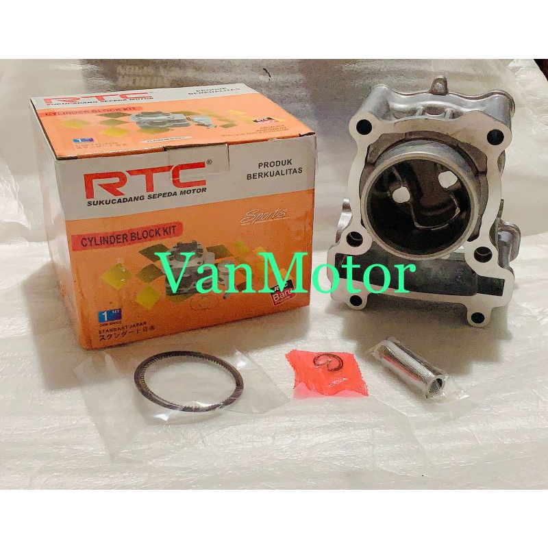 BLOK SEHER SILINDER JUPITER MX VIXION MX KING RTC 1SET RING PISTON