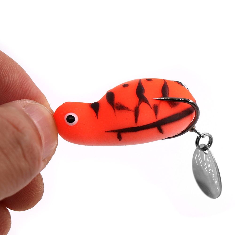 Umpan Pancing Softlure Bentuk Katak 4.5cm 7g Dengan Kail Ganda