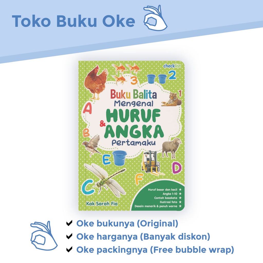 Buku Balita Mengenal Huruf dan Angka Pertamaku