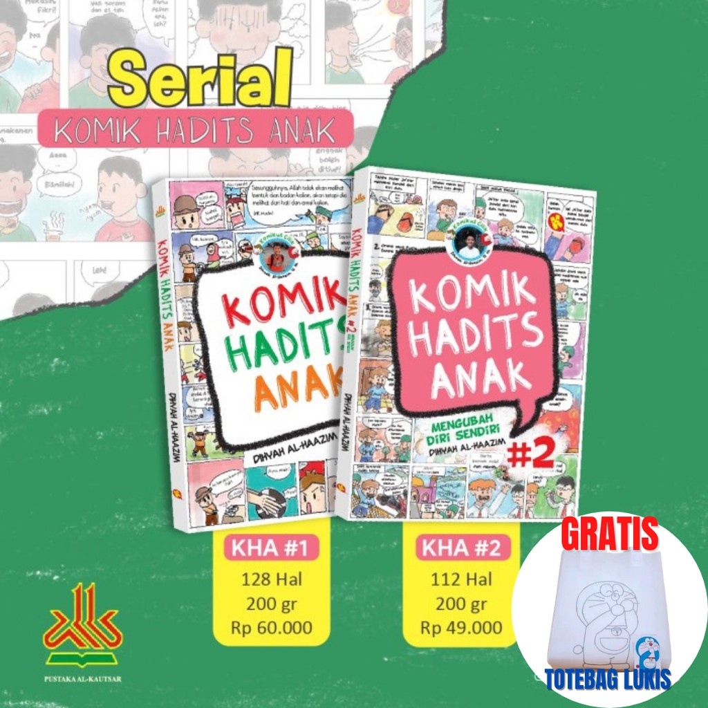 SERI KOMIK HADITS ANAK : KESEHARIAN DI PESANTREN / MENGUBAH DIRI SENDIRI