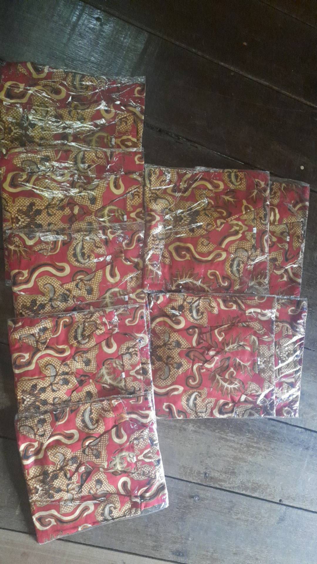 Kemeja Hem Pria Big Size Xxxl-xxxxl Atasan Baju Kemeja Batik Jumbo Seragam Batik Dna-br