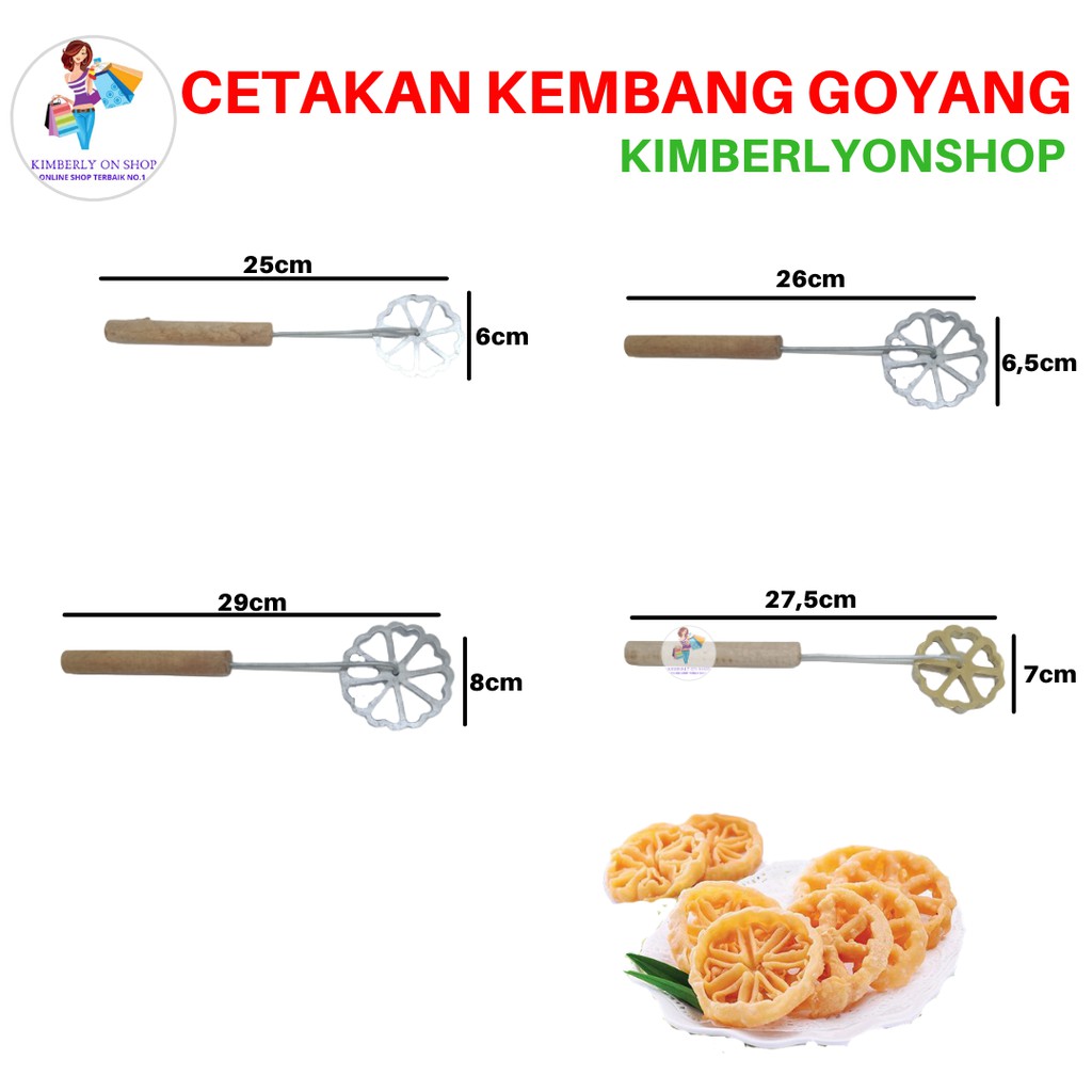 Kimberlyonshop Cetakan Kue Kembang Goyang