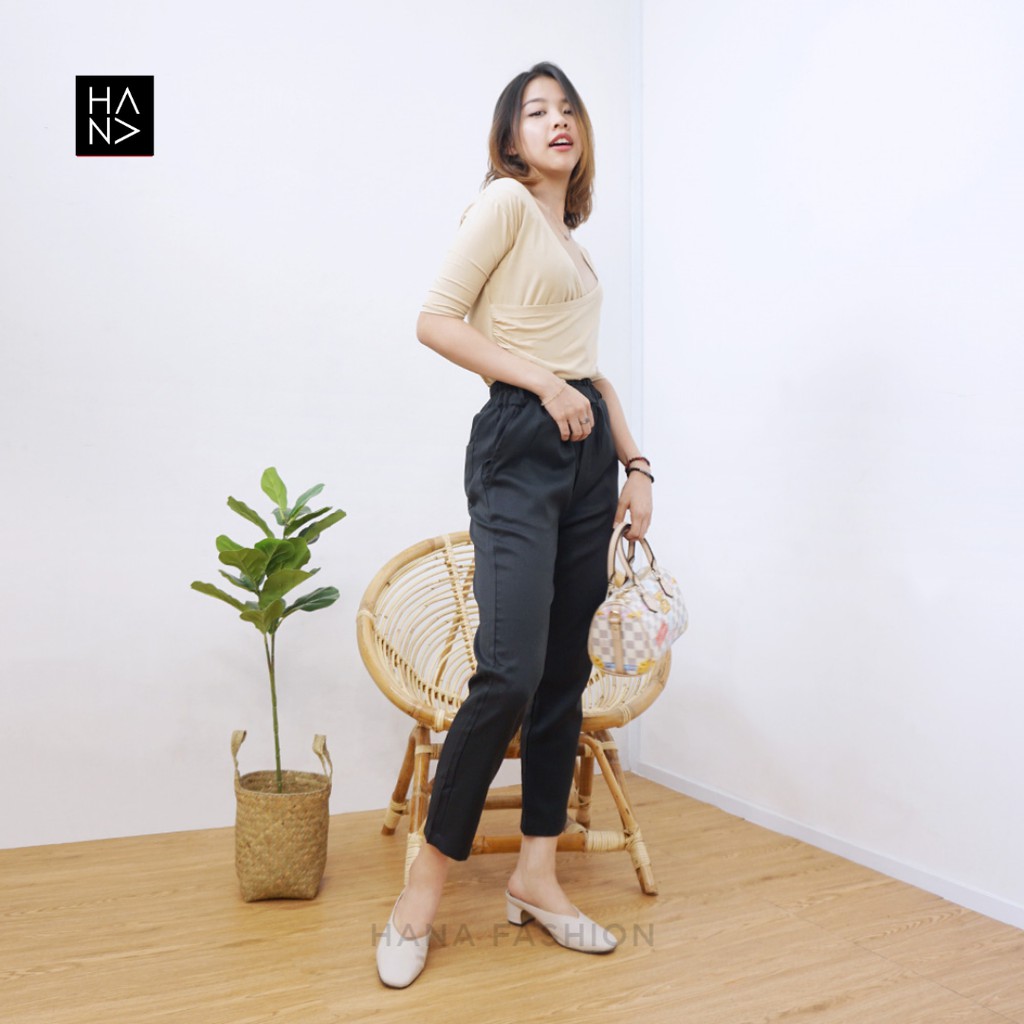 HanaFashion JKT - Riri Long Pants Celana Wanita Kerja - LP059