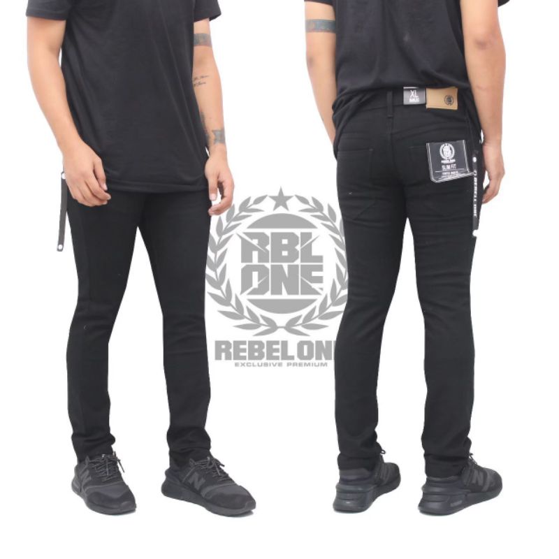 CELANA PANJANG PRIA SLIMFIT REBEL ONE ORIGINAL/CELANA PANJANG PRIA SLIMFIT/CELANA PANJANG PRIA SLIMF