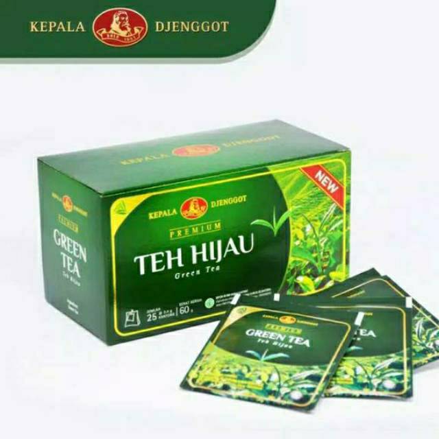 Teh Hijau Kepala Djenggot Teh Celup Isi 25 S Green Tea 60 Gram Promo Teh Kesehatan Untuk Diet Indonesia