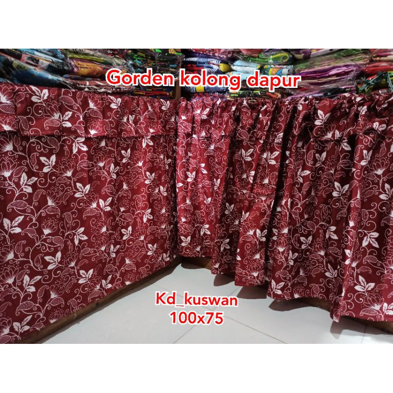 Gorden kolong dapur gorden homemade