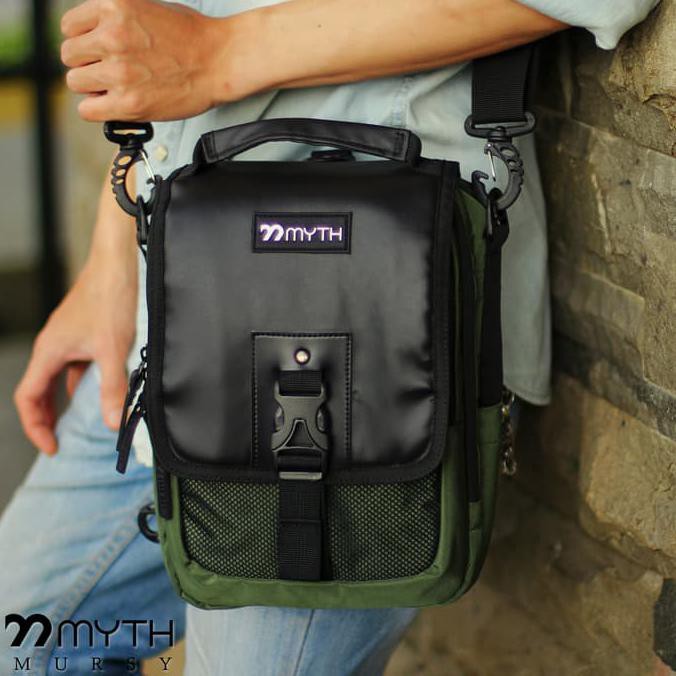 Termurah Slingbag/ Tas Vape/ Tas Hp/ Tas Kecil/ Travel Pouch/ Bikers/ Organizer - Hitam