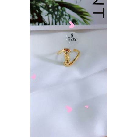 Cincin Gold Bola 3 Titanium N04082111