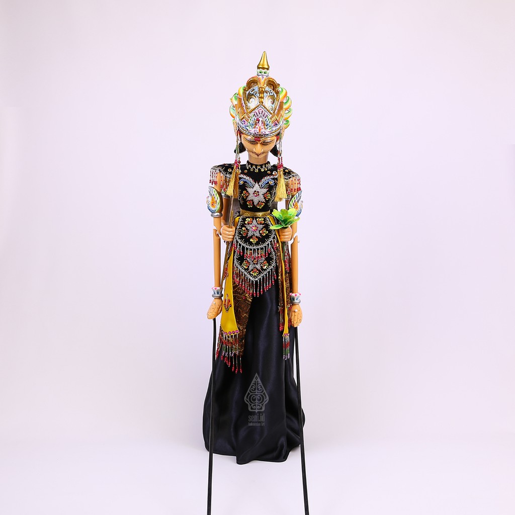 Batara Guru Wooden Puppet (Wayang Golek Batara Guru)