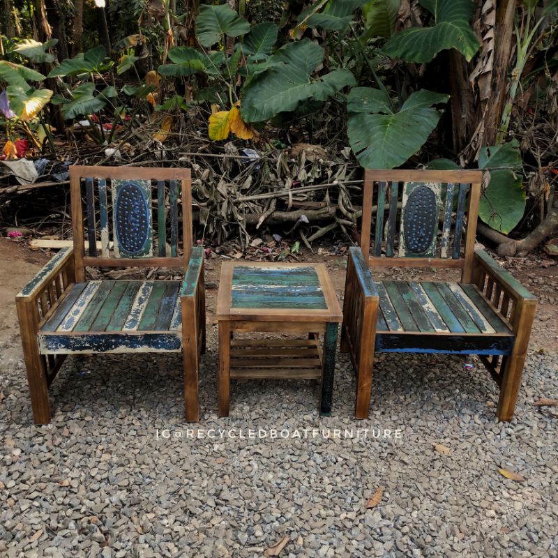 Kursi Teras Jati Vintage Minimalis