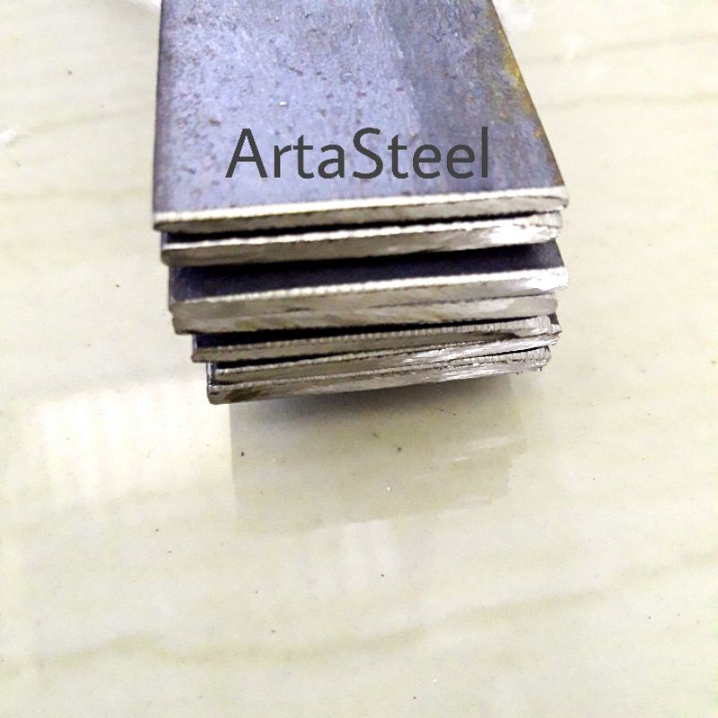 Besi plat strip polos besi potongan Tebal 3mm lebar 2cm,lebar 2,5cm dan 3cm