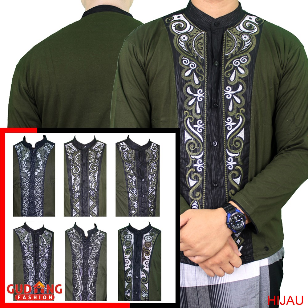 Baju Koko Pria Lengan Panjang Kerah Shanghai (KKL)