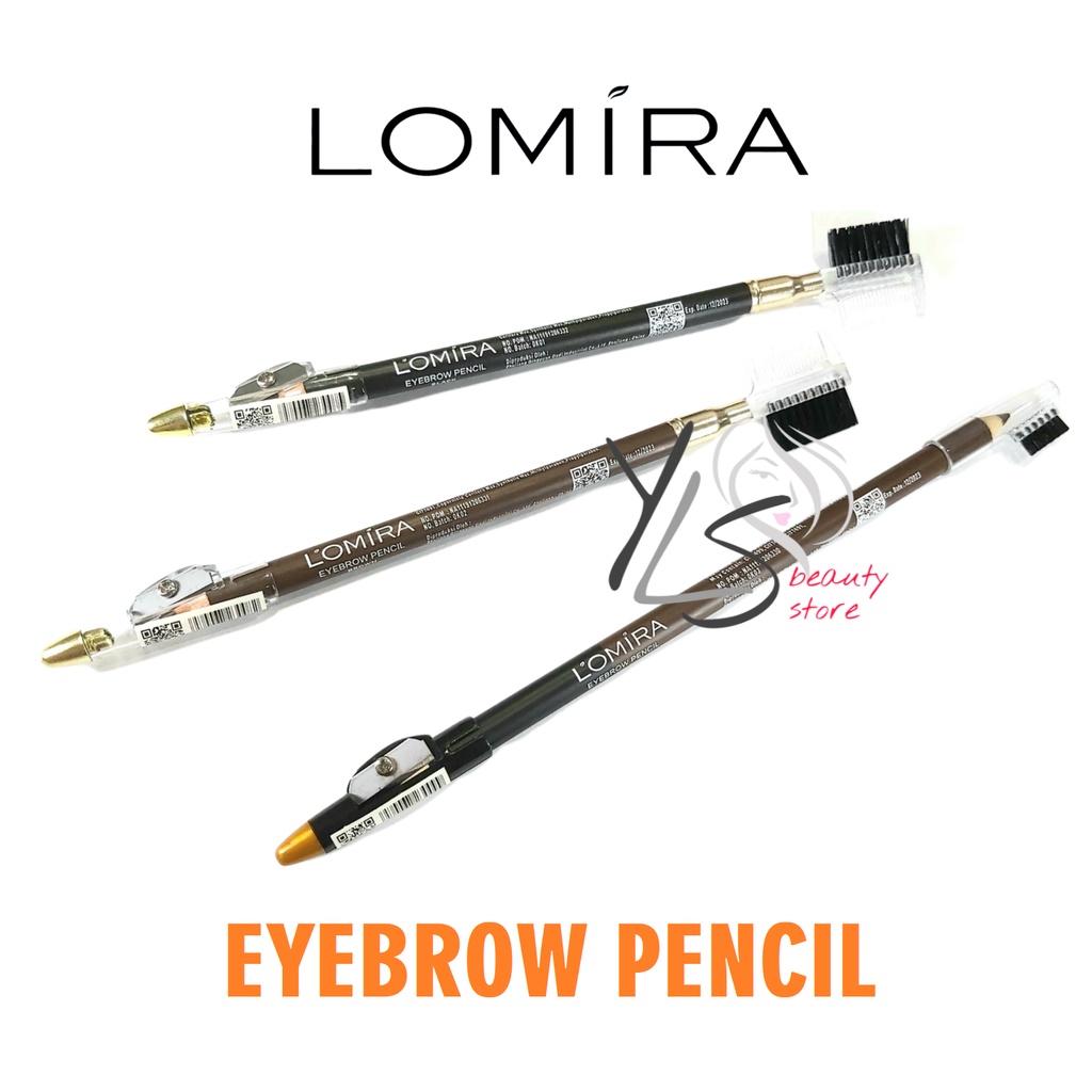 LOMIRA EYEBROW PENCIL - TERDAFTAR BPOM - PENSIL ALIS LOMIRA - PENSIL ALIS MURAH