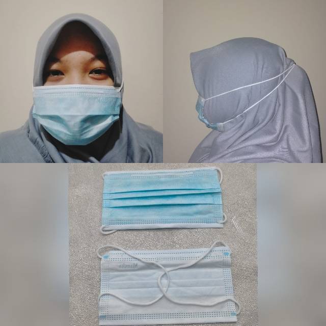 DENTAL MASKER 3PLY MEDIS EARLOOP HEADLOOP HIJAB