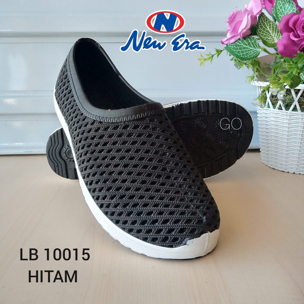 gof NEW ERA LB 10014 Sepatu Slip On Wanita Karet Terbaru Original Murah Size 36-40