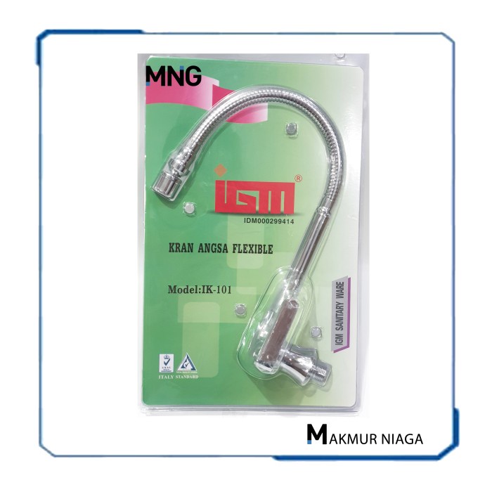 Kran Angsa Flexible IGM / Keran Bak Cuci Piring Stainless / Kran BCP