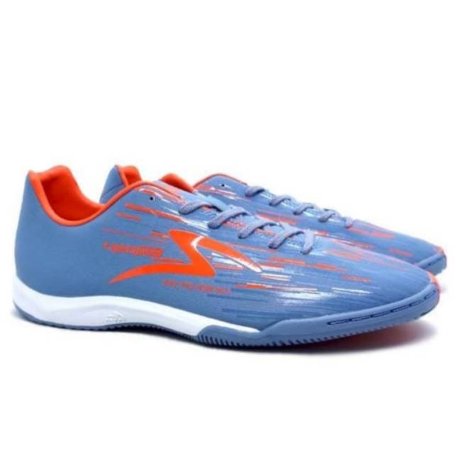 Sepatu Futsal Specs Accelerator Lightspeed Reborn IN Van Deusen Blue-Flame Original