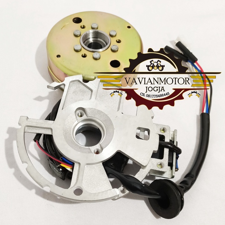 Magnet Magnit Mahnet Mahnit Pengapian Kimcil Racing Set plus spul assy PNP Yamaha Fizr