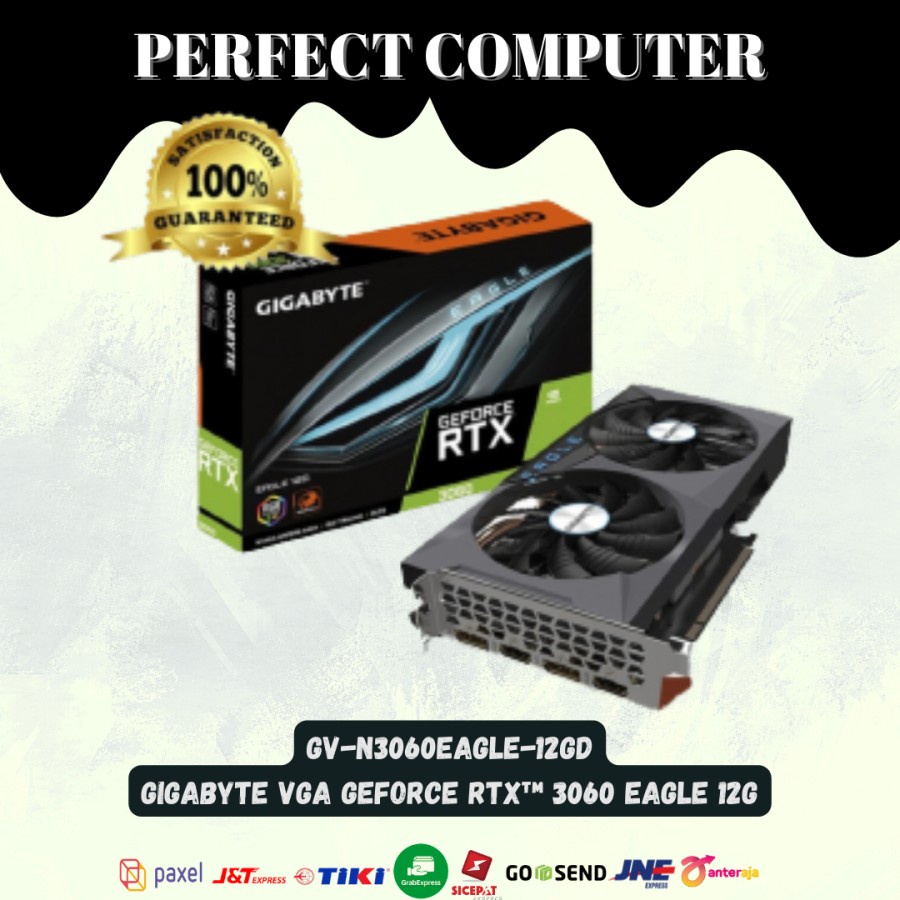 Gigabyte vga GeForce RTX 3060 Eagle 2G GV-N3060EAGLE-12GD