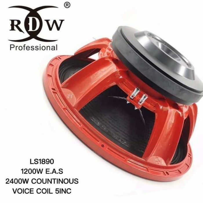 speaker Komponen RDW 18 inchi 18LS1890 18 LS 1890 LS1890 coil 5 inchi